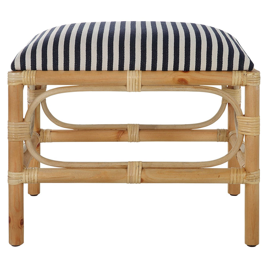 Laguna Small Striped Bench - Bombay Mercantile