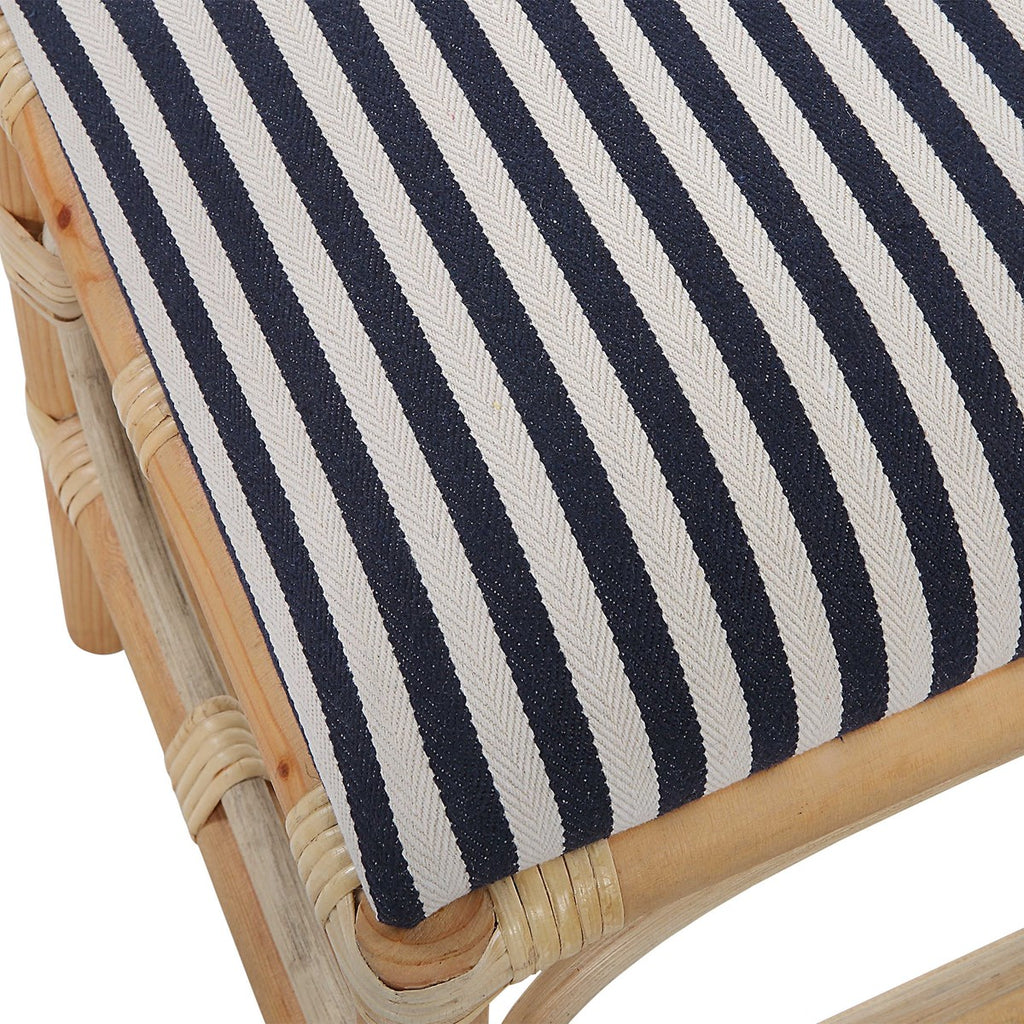 Laguna Small Striped Bench - Bombay Mercantile