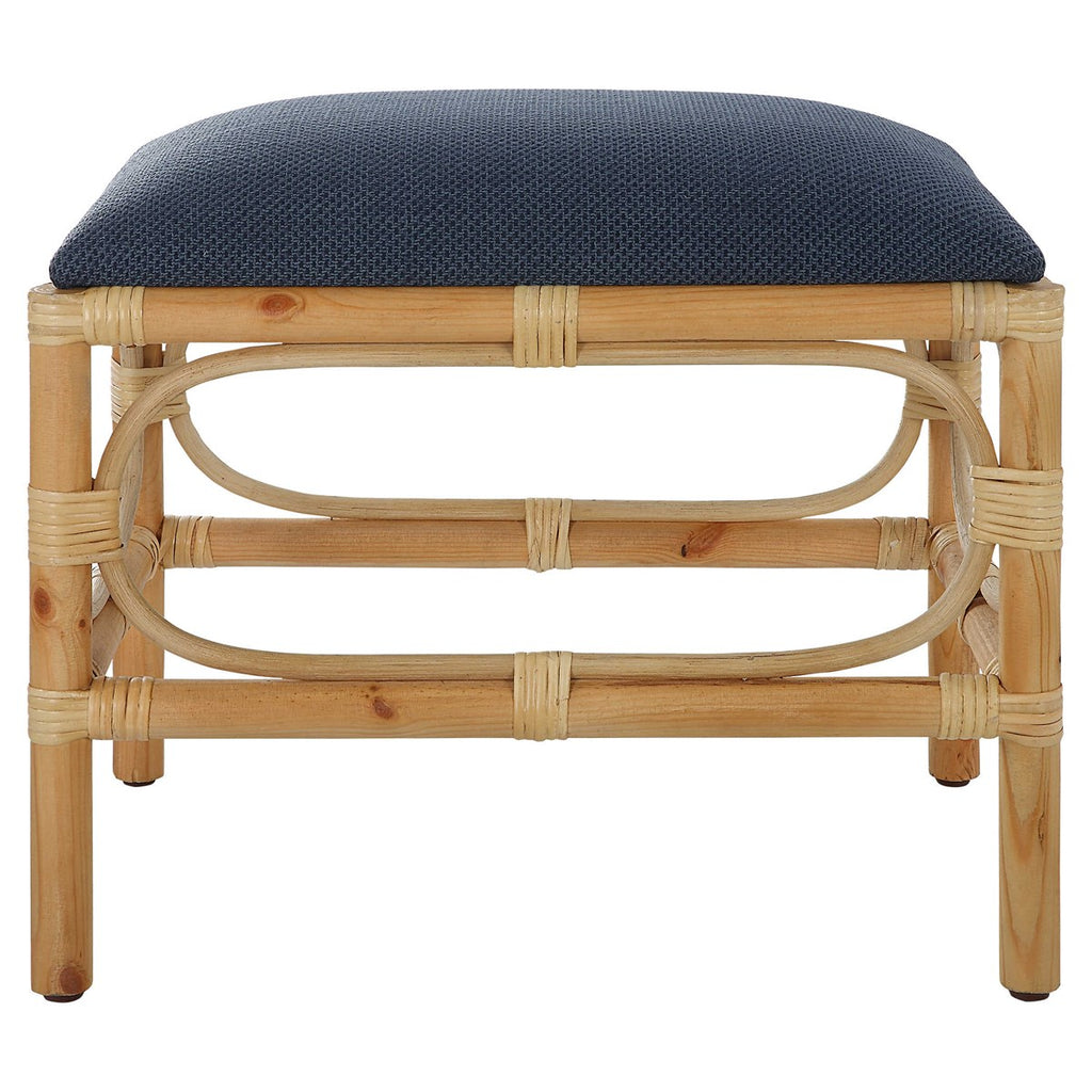 Laguna Small Navy Bench - Bombay Mercantile