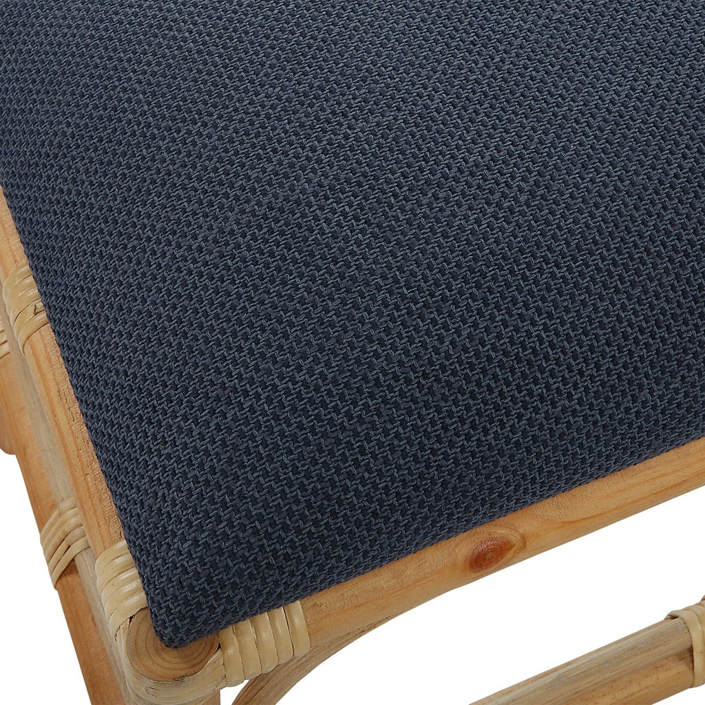 Laguna Small Navy Bench - Bombay Mercantile
