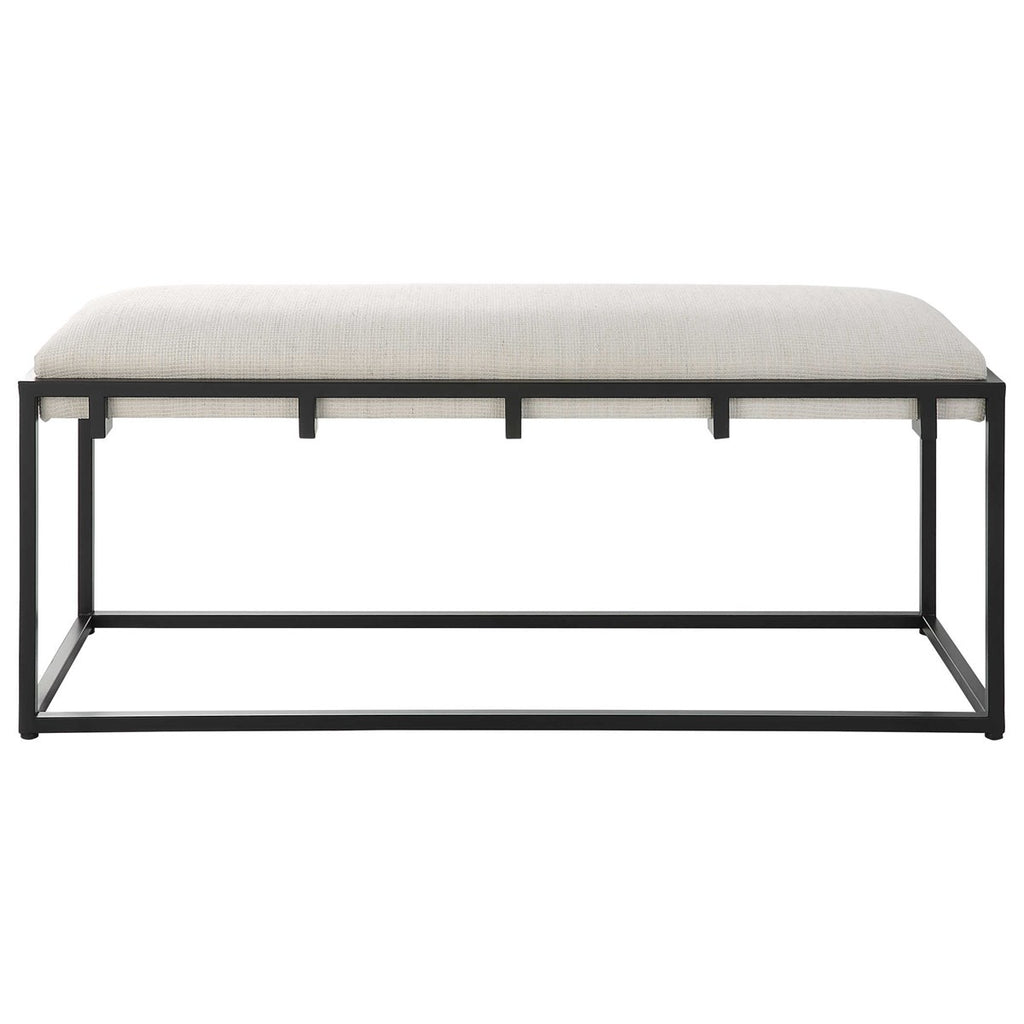 Paradox Iron & Fabric Bench - Bombay Mercantile