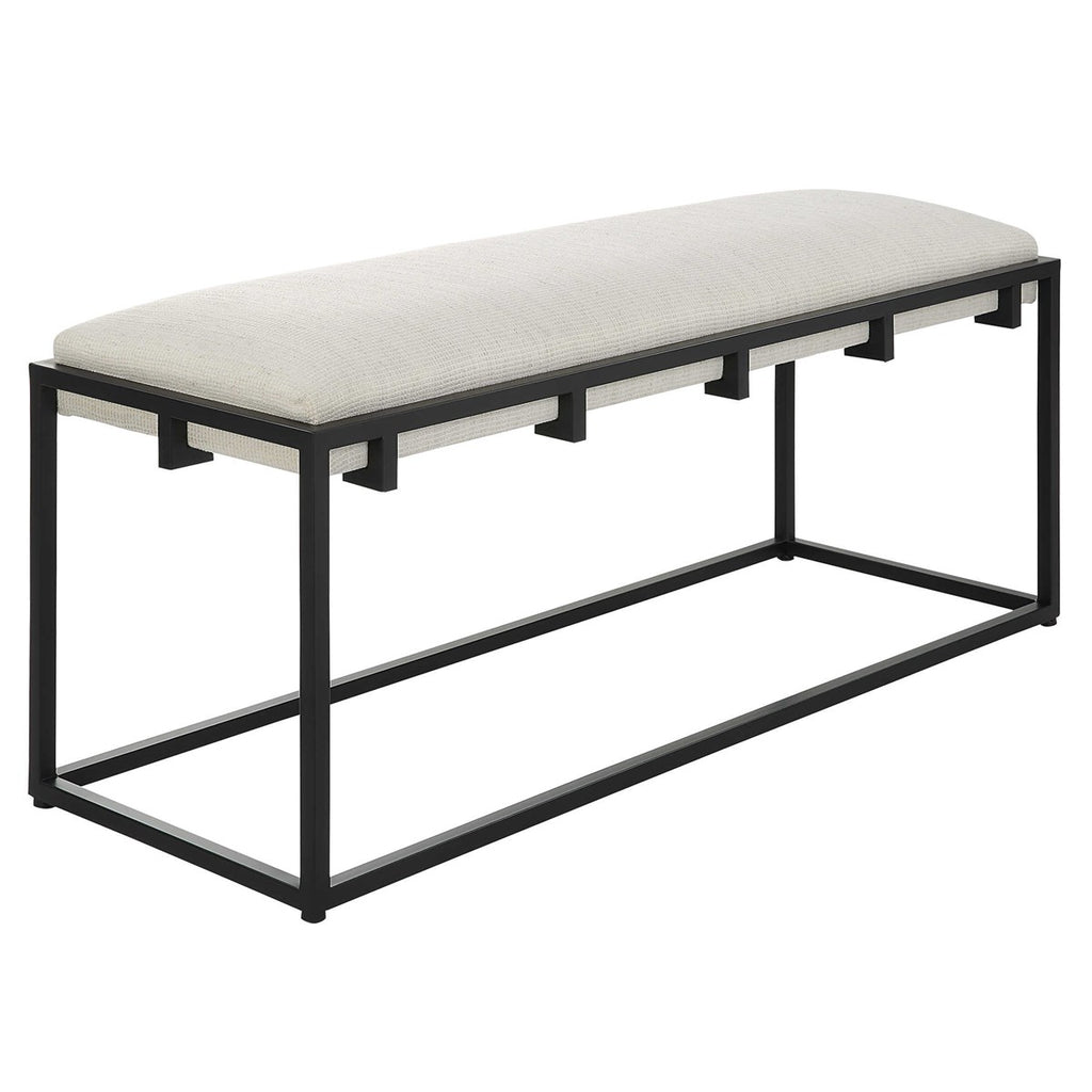 Paradox Iron & Fabric Bench - Bombay Mercantile