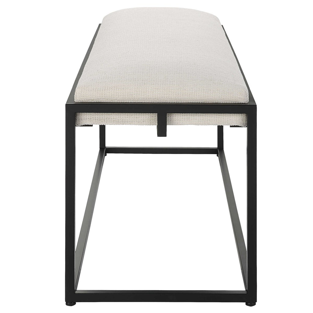 Paradox Iron & Fabric Bench - Bombay Mercantile