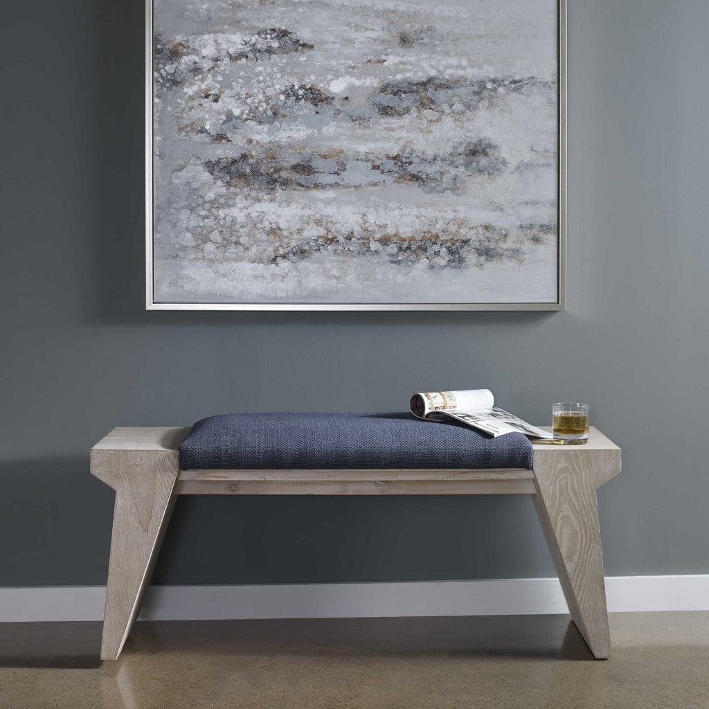 Davenport Modern Coastal Bench - Bombay Mercantile
