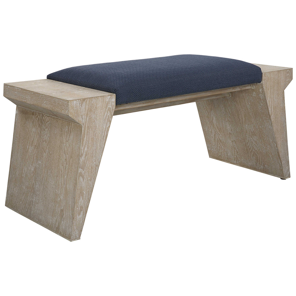 Davenport Modern Coastal Bench - Bombay Mercantile