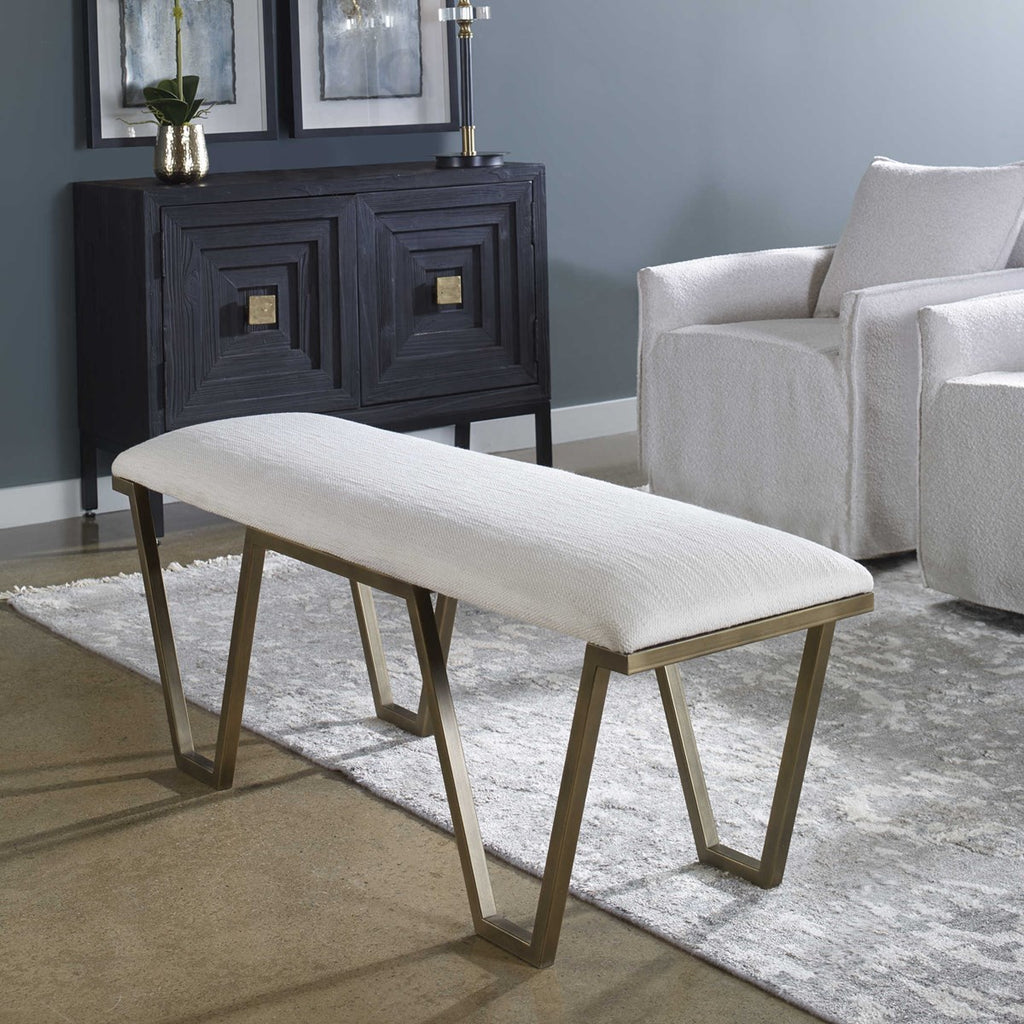 Farrah Geometric Bench - Bombay Mercantile