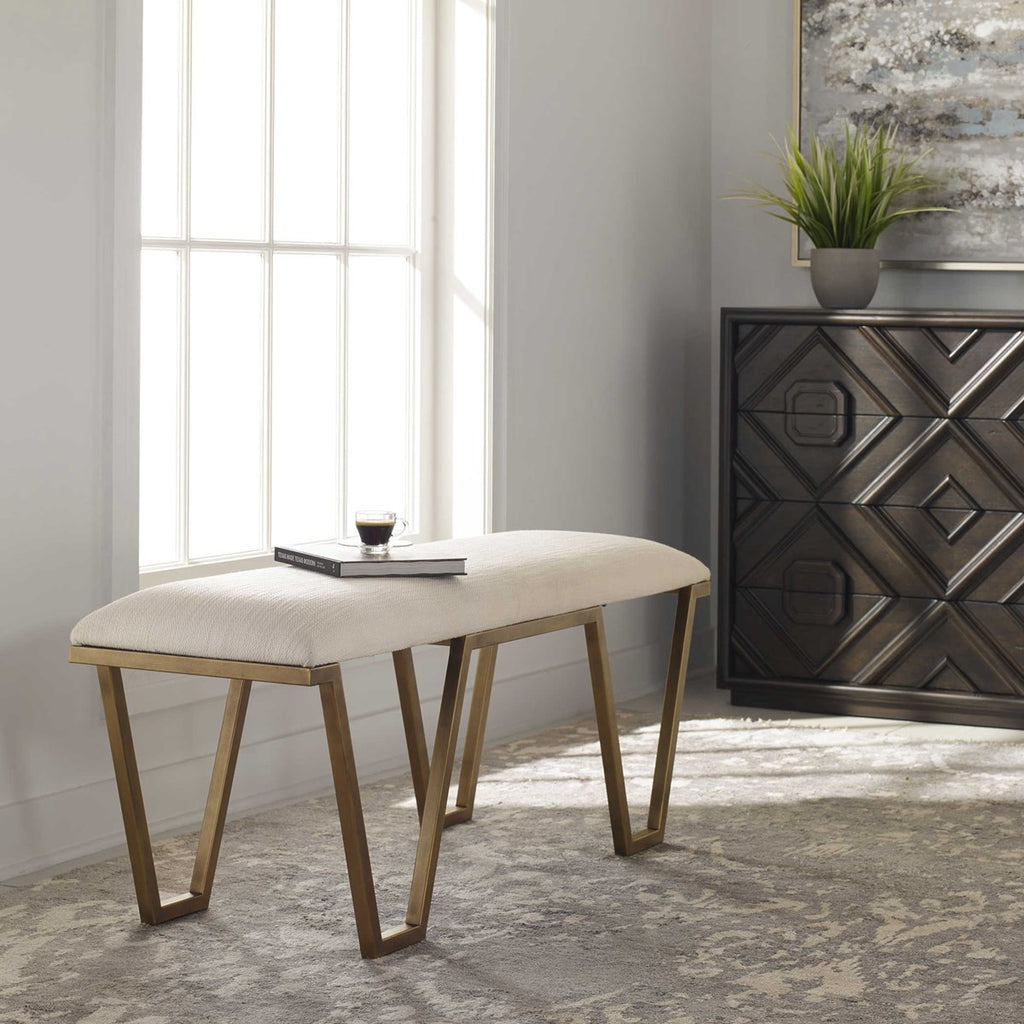 Farrah Geometric Bench - Bombay Mercantile