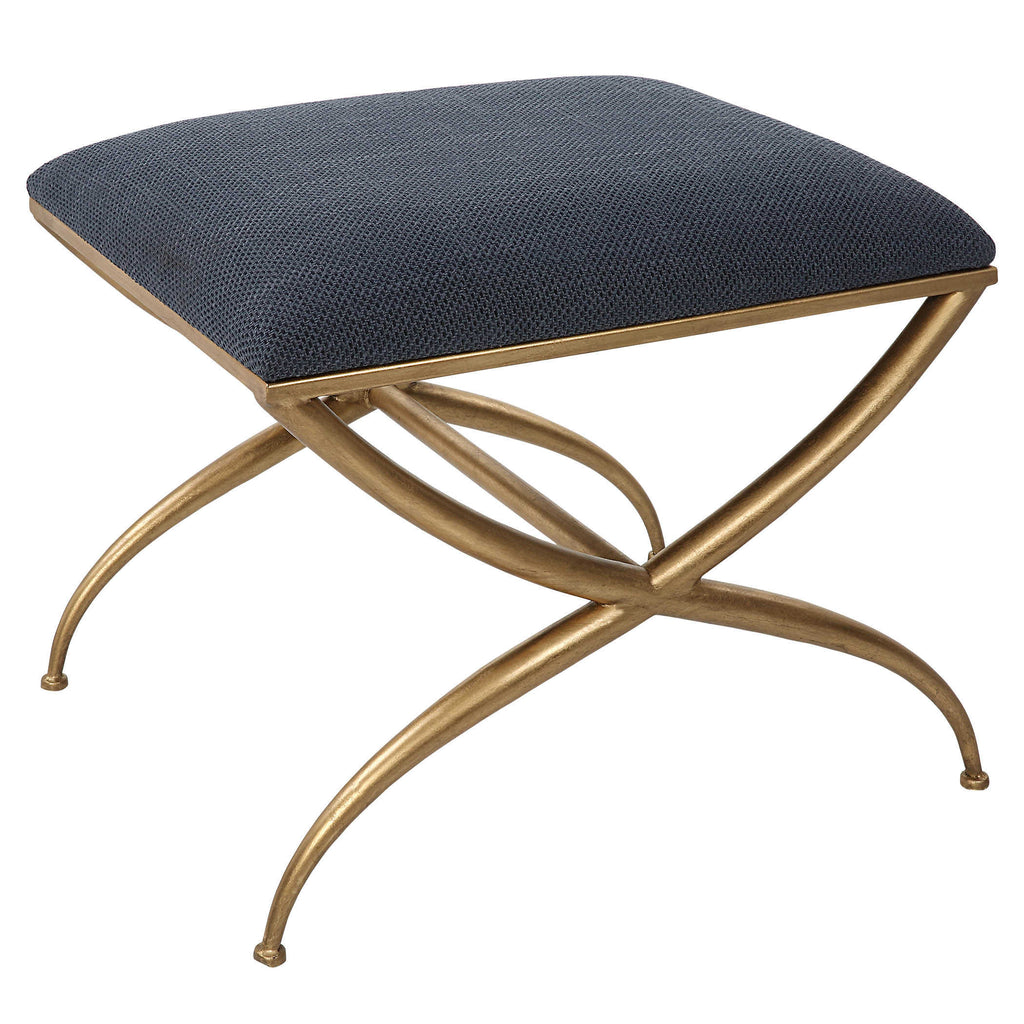 Crossing Small Navy Bench - Bombay Mercantile