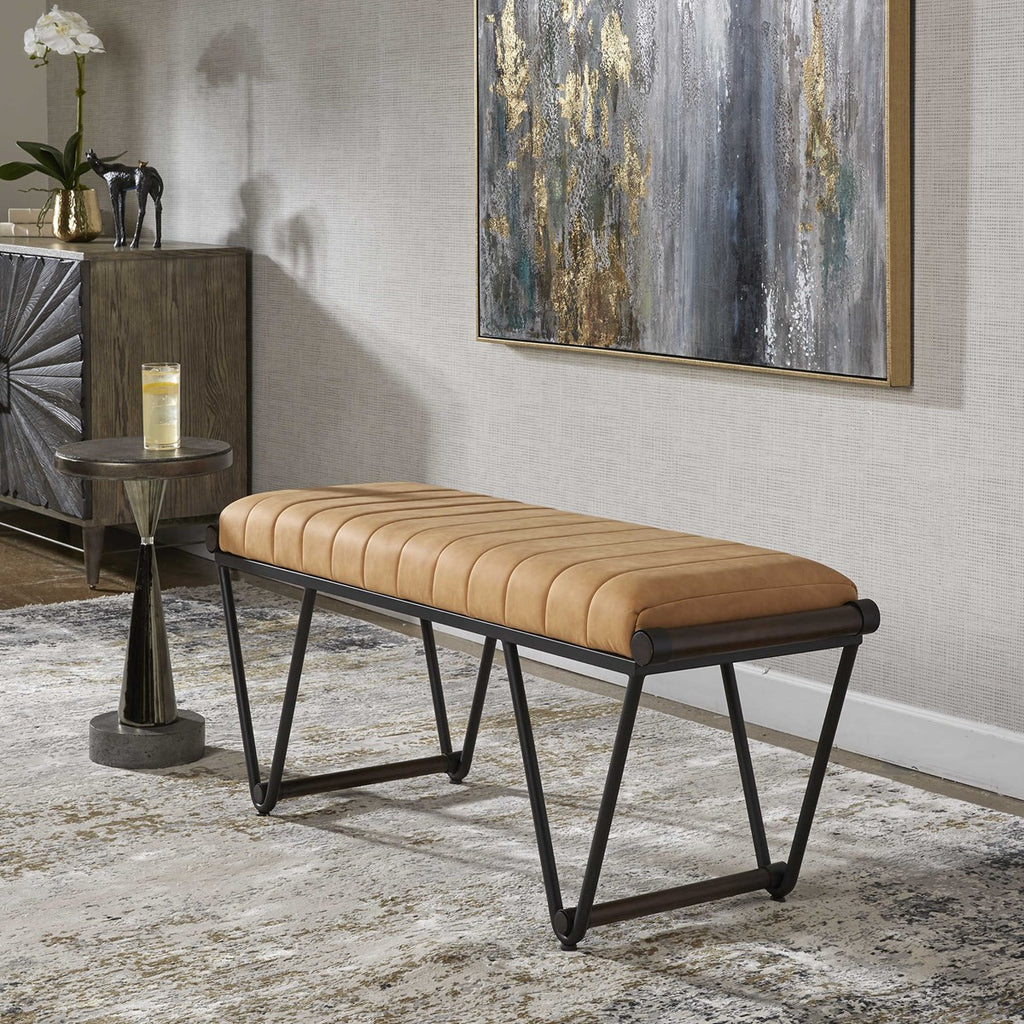 Woodstock Mid-Century Bench - Bombay Mercantile