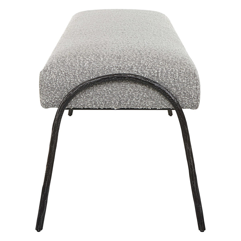 Jacobsen Modern Gray Bench - Bombay Mercantile