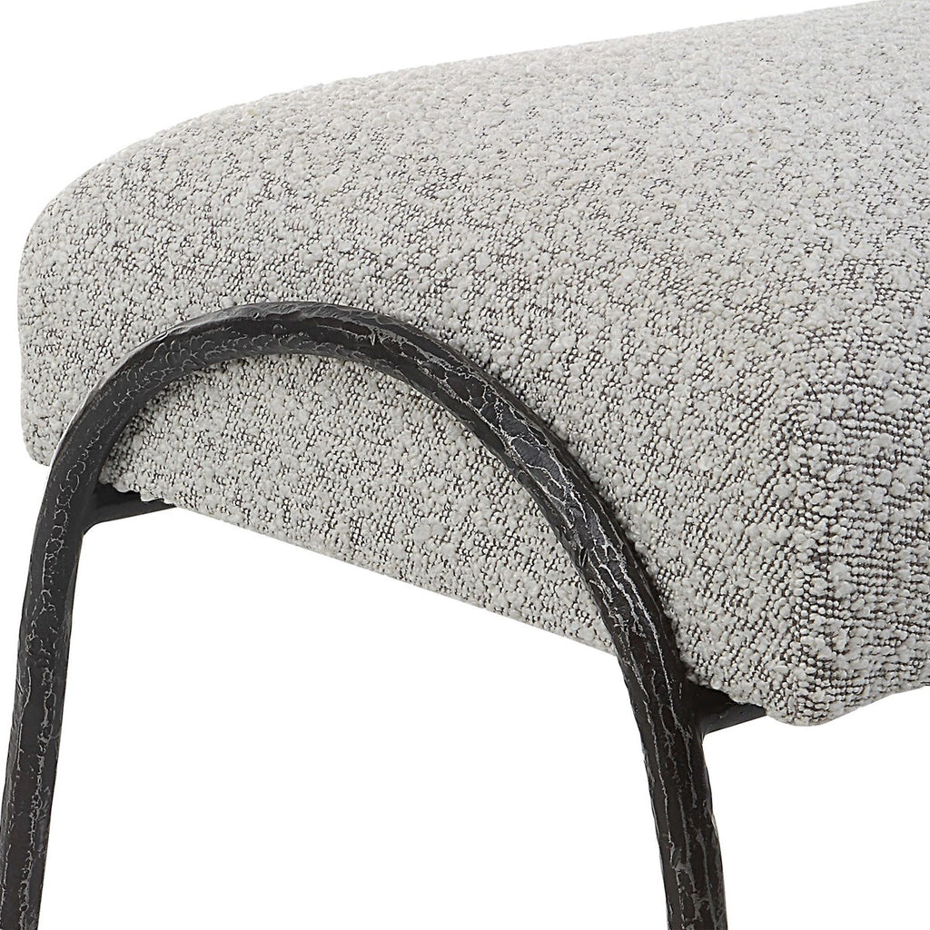 Jacobsen Modern Gray Bench - Bombay Mercantile