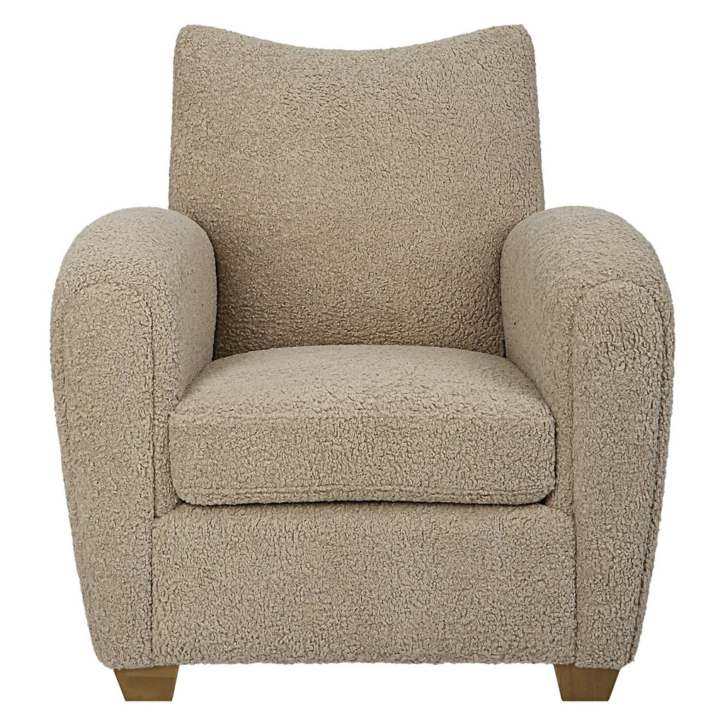 Teddy Latte Accent Chair - Bombay Mercantile