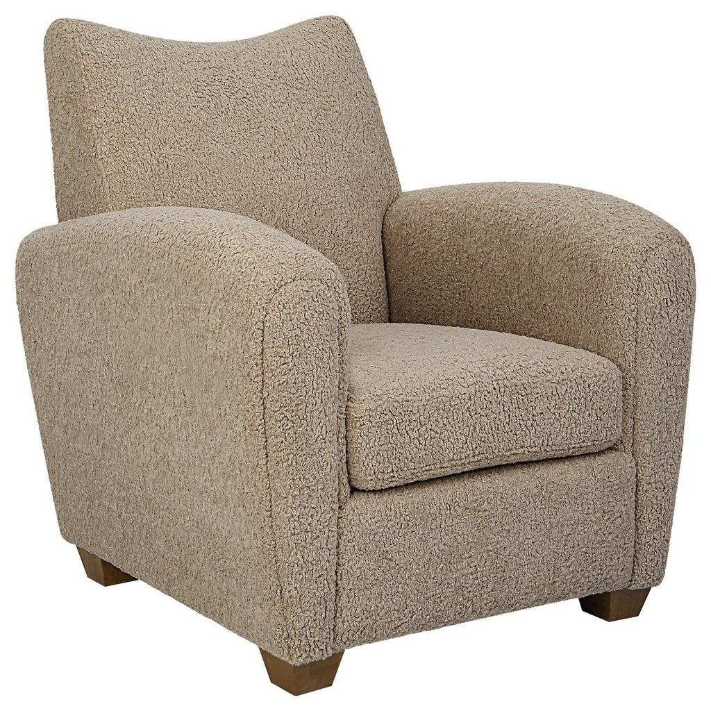 Teddy Latte Accent Chair - Bombay Mercantile