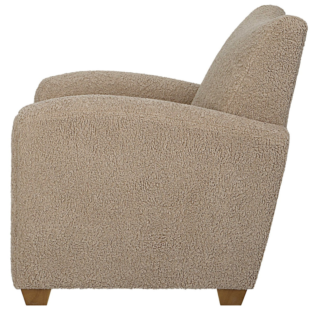 Teddy Latte Accent Chair - Bombay Mercantile