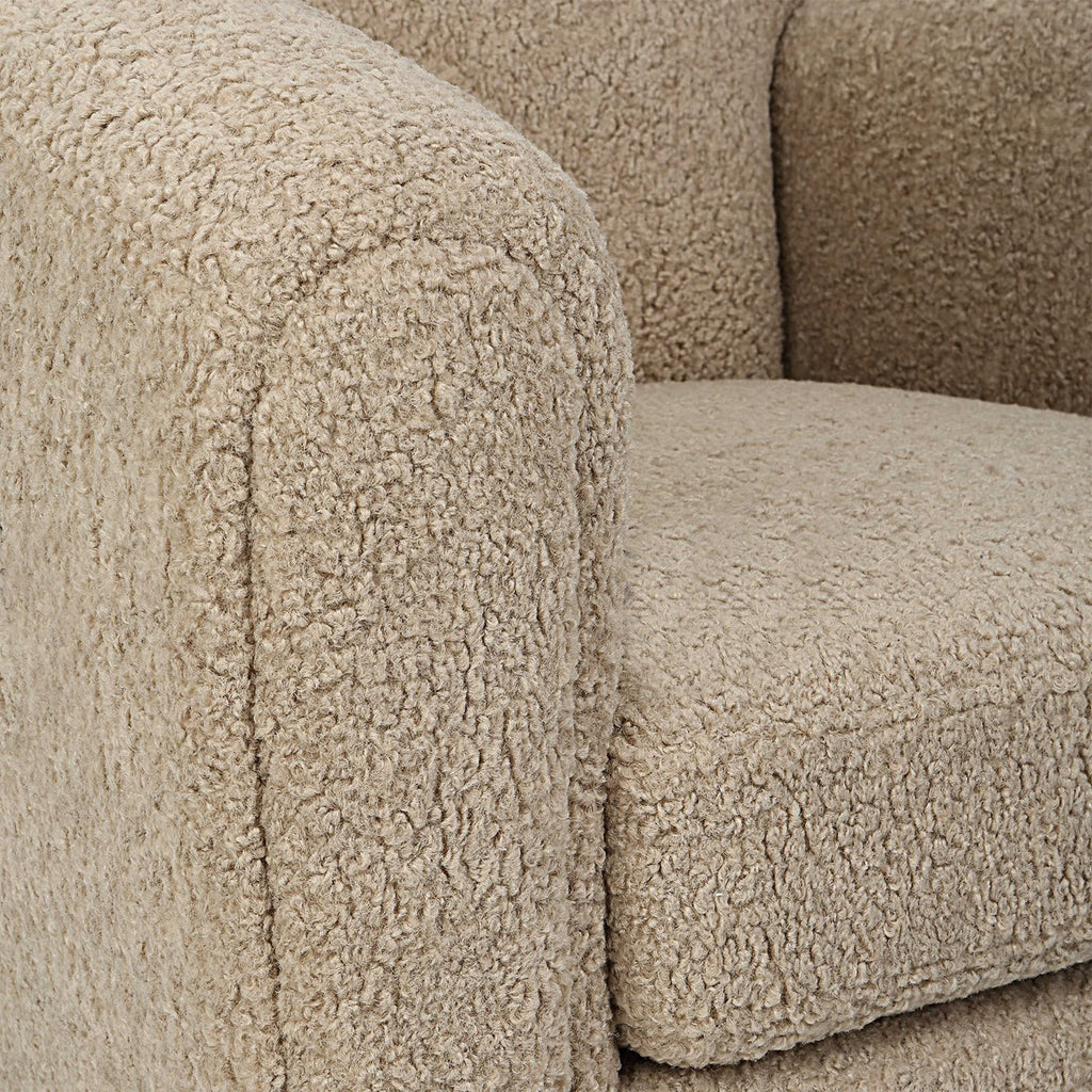 Teddy Latte Accent Chair - Bombay Mercantile