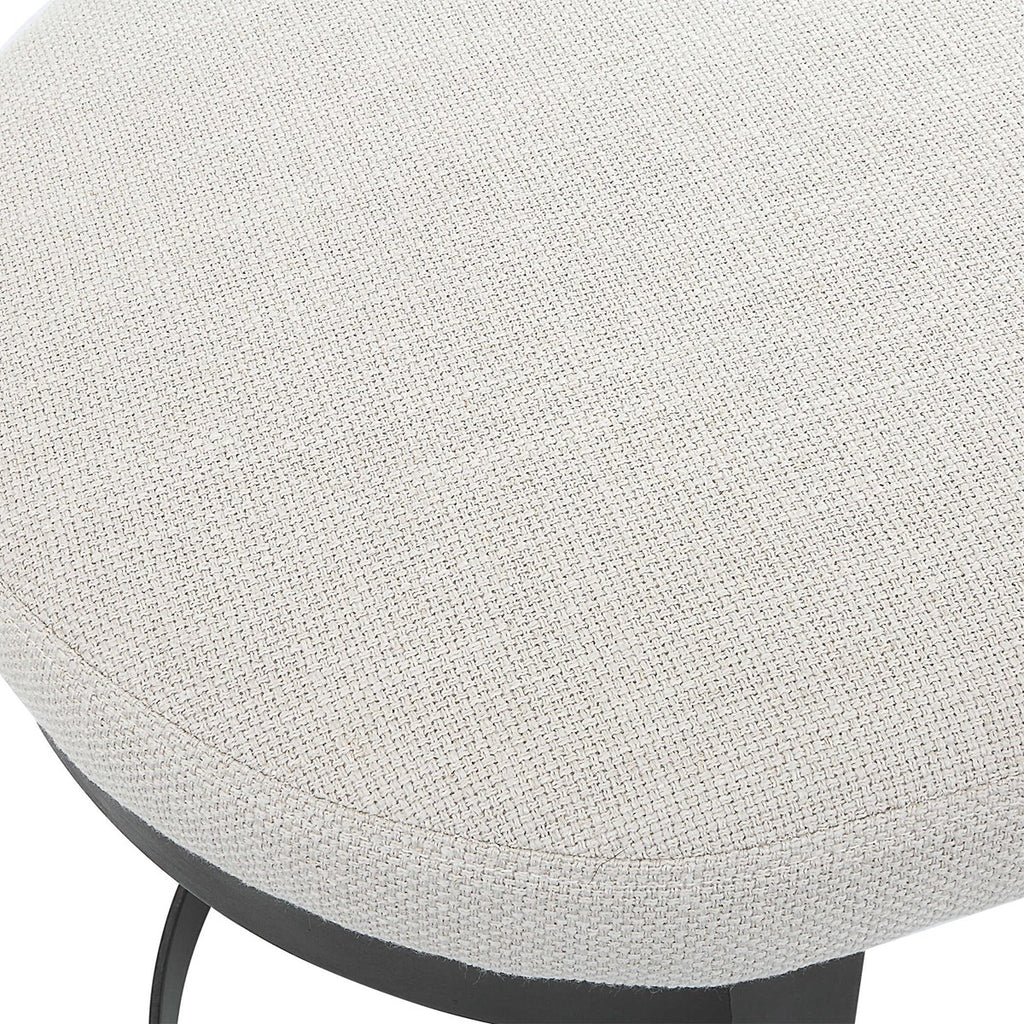 Infinity Black Accent Stool - Bombay Mercantile