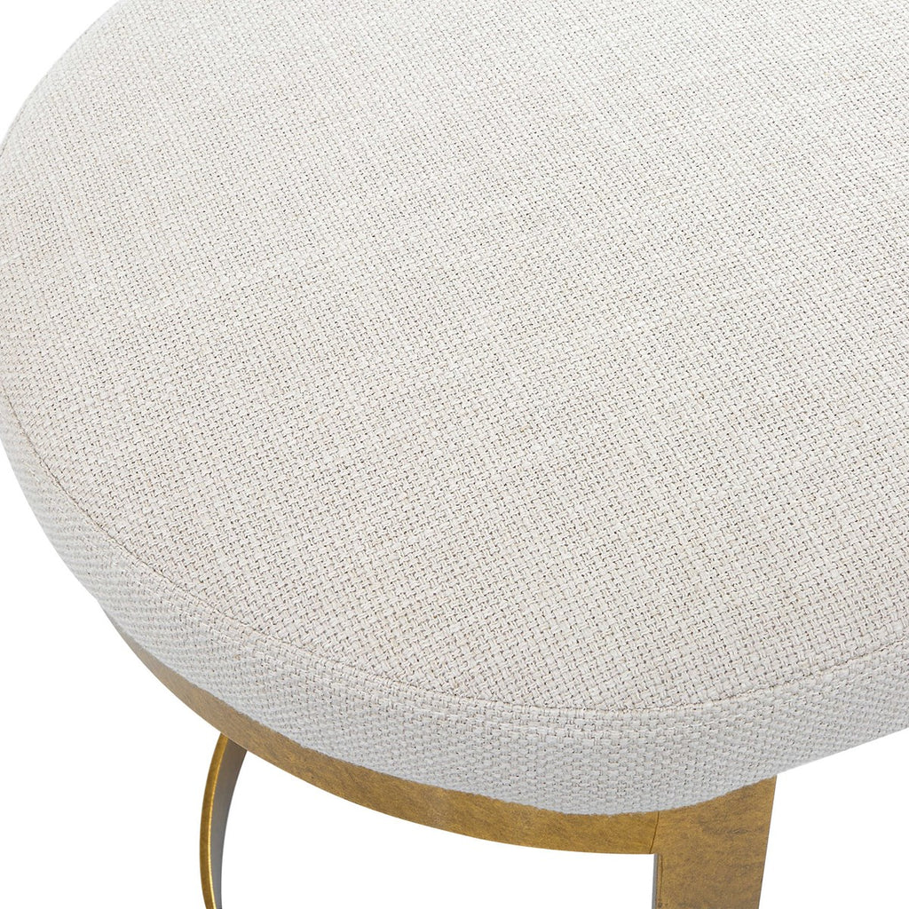 Infinity Gold Accent Stool - Bombay Mercantile