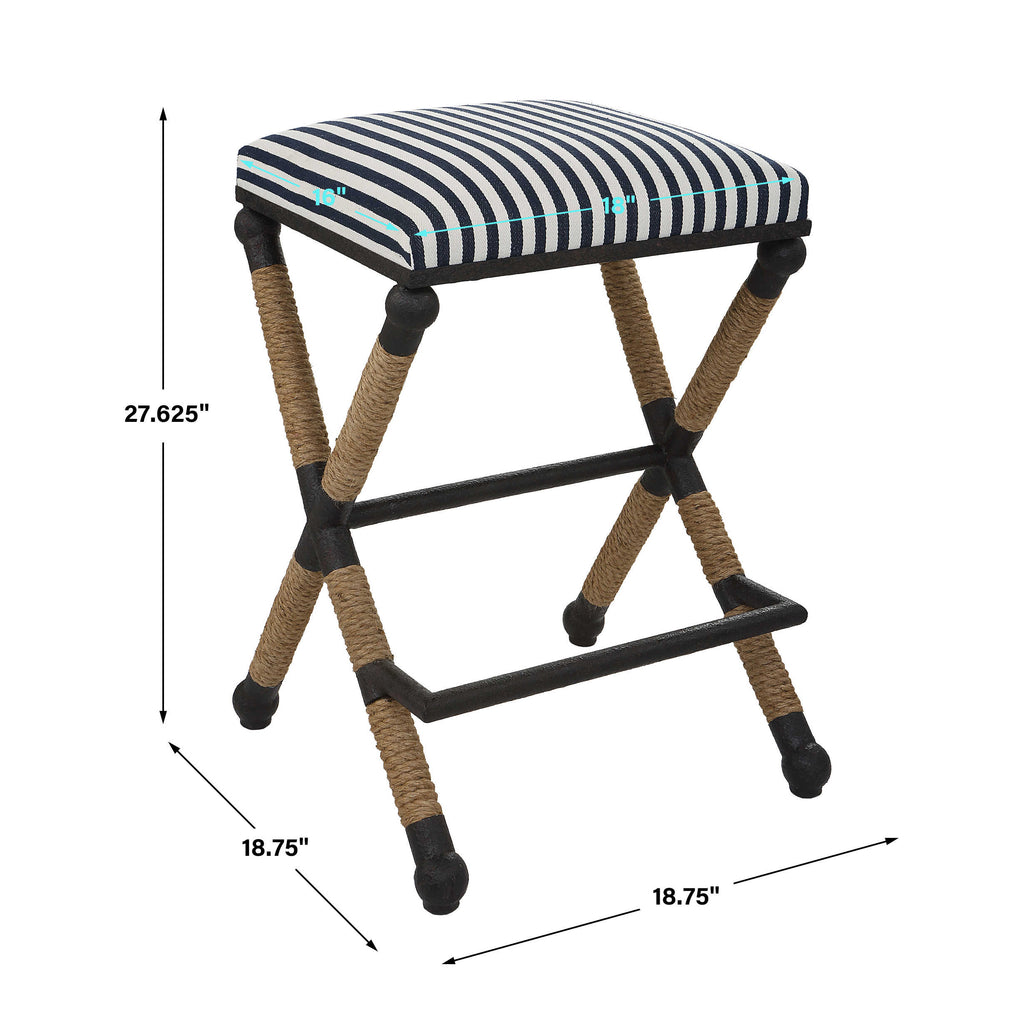 Braddock Backless Counter Stool - Bombay Mercantile