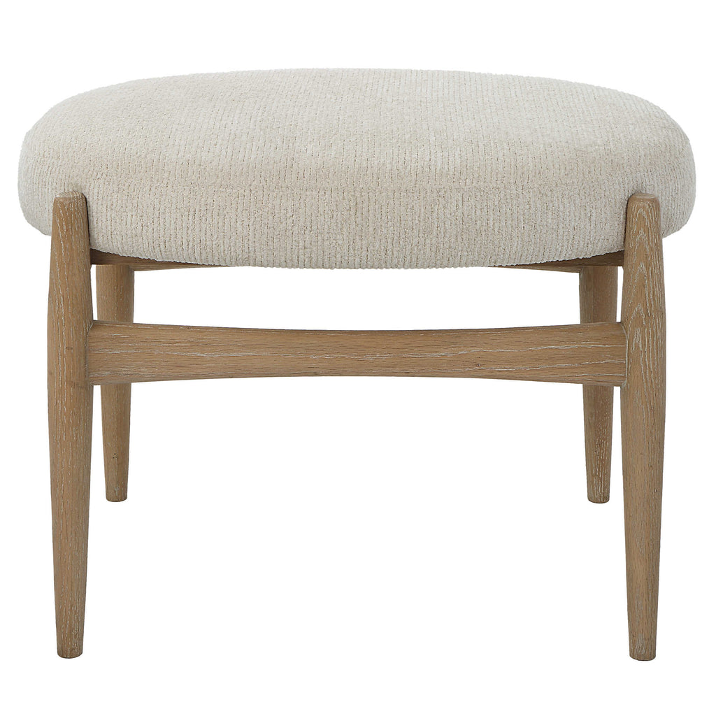 Acrobat Off-White Small Bench - Bombay Mercantile