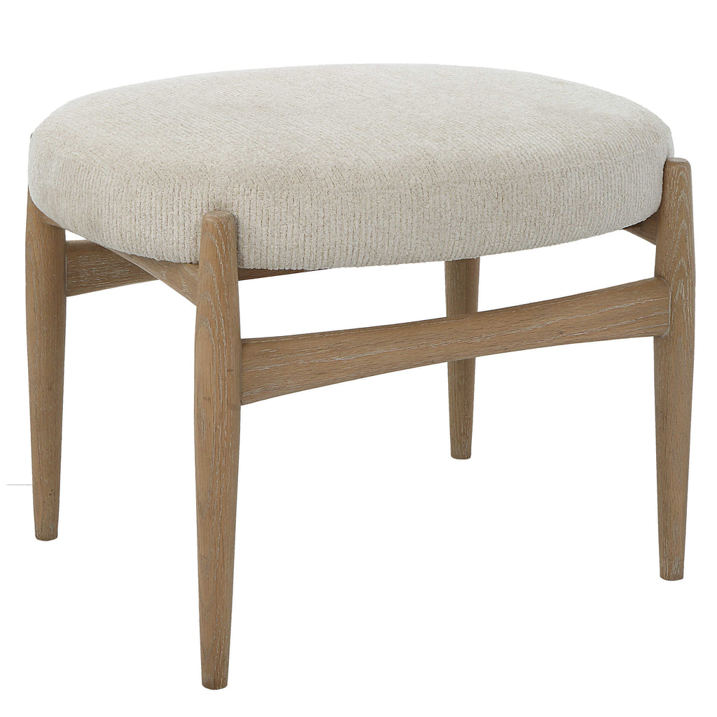 Acrobat Off-White Small Bench - Bombay Mercantile