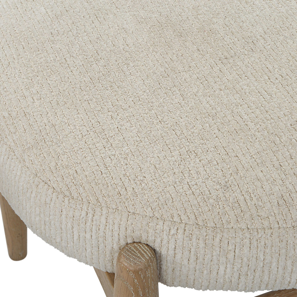 Acrobat Off-White Small Bench - Bombay Mercantile