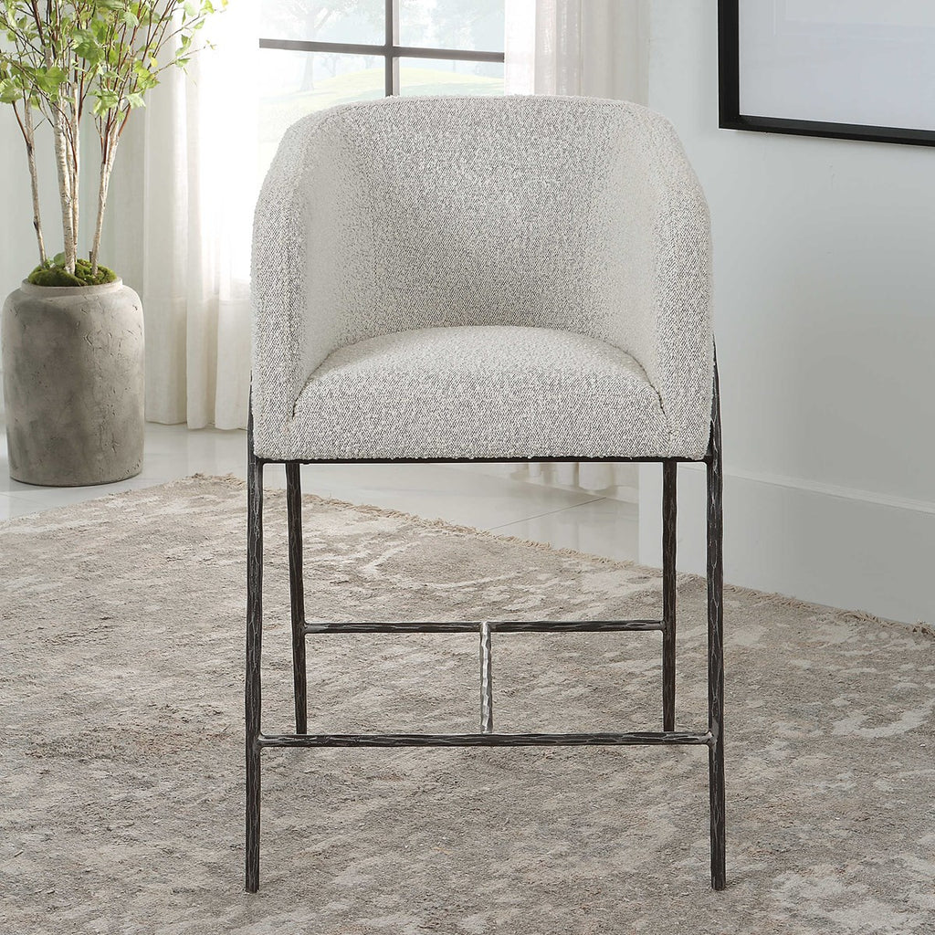 Jacobsen Gray 27" Counter Stool - Bombay Mercantile