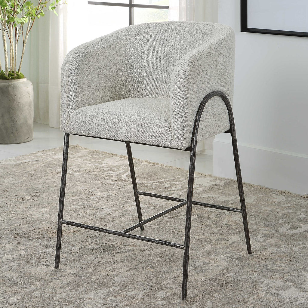 Jacobsen Gray 27" Counter Stool - Bombay Mercantile