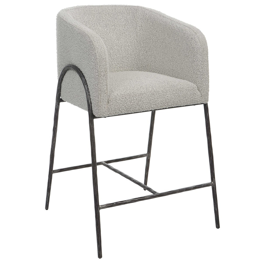 Jacobsen Gray 27" Counter Stool - Bombay Mercantile