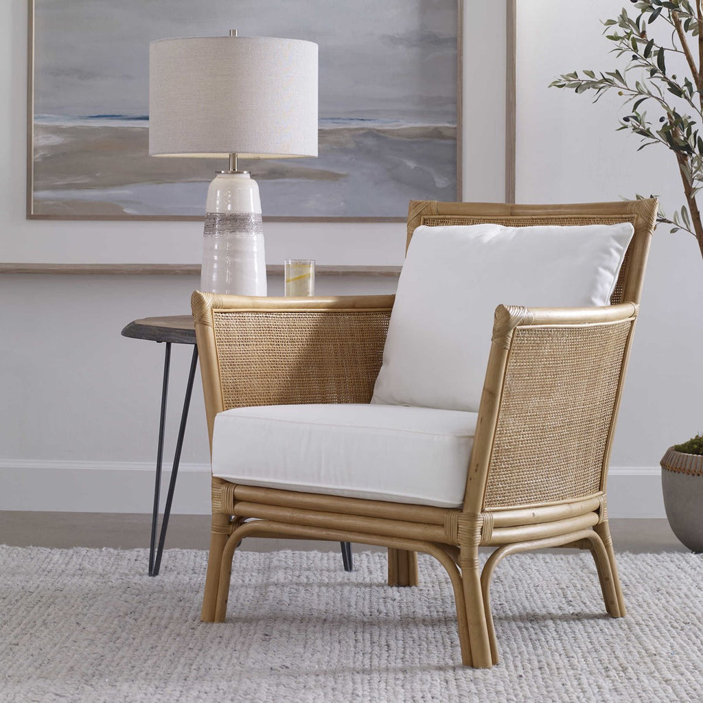 Pacific Rattan Armchair - Bombay Mercantile