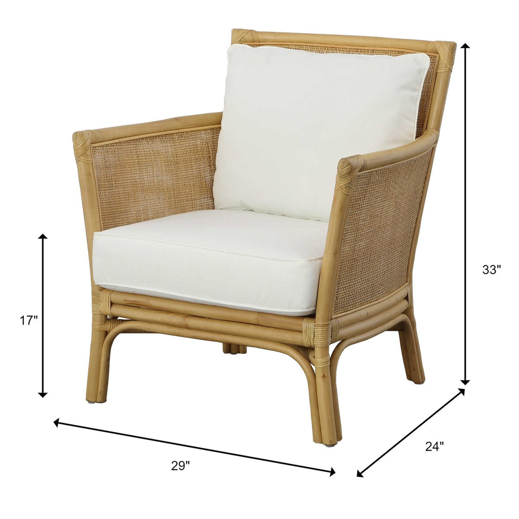 Pacific Rattan Armchair - Bombay Mercantile