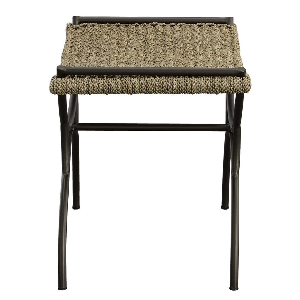Playa Seagrass Small Bench - Bombay Mercantile