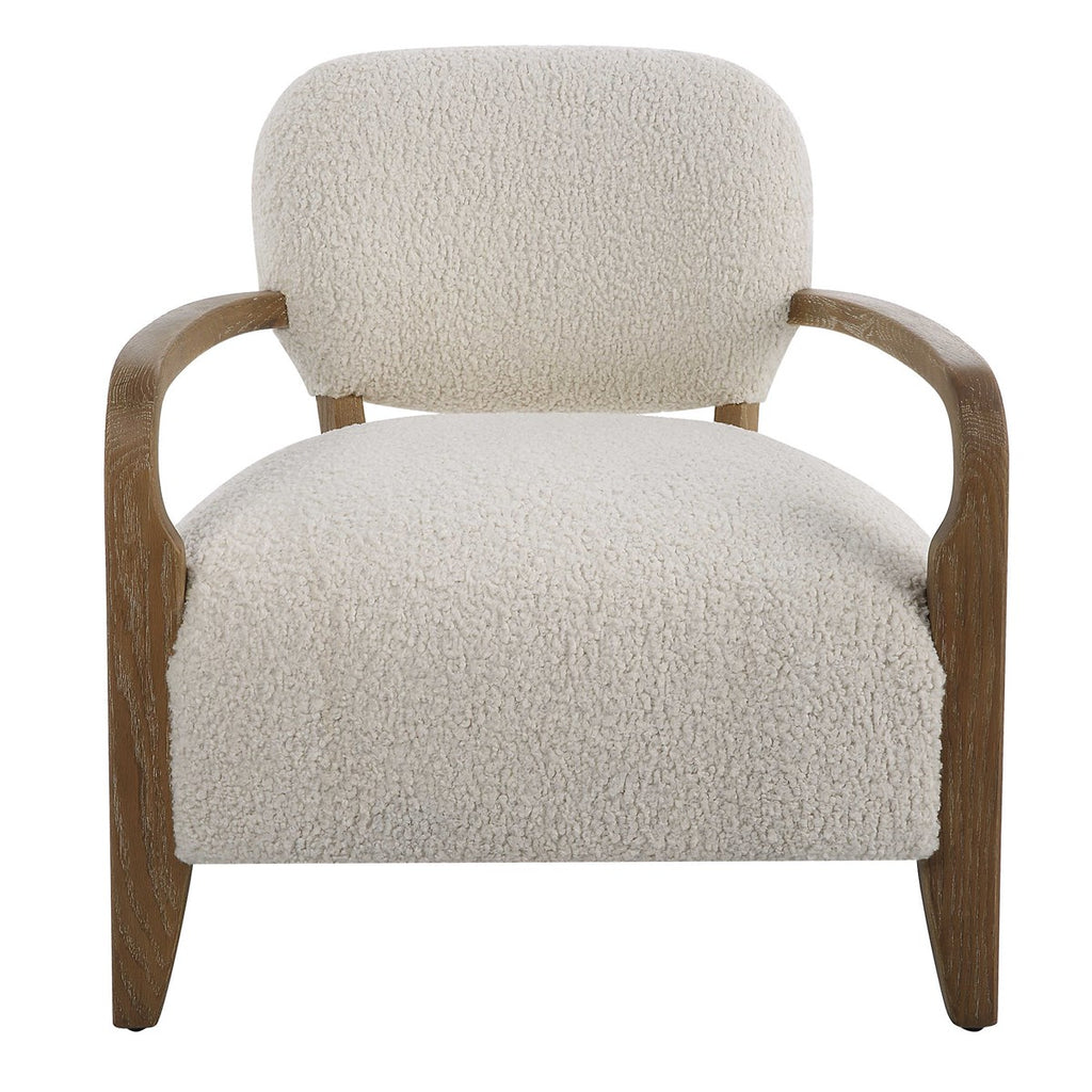 Telluride Natural Shearling Accent Chair - Bombay Mercantile