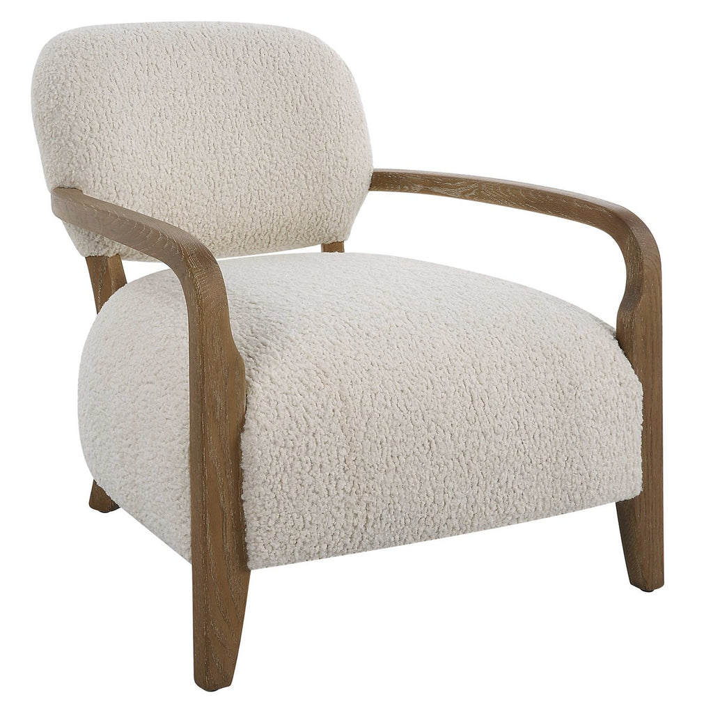 Telluride Natural Shearling Accent Chair - Bombay Mercantile