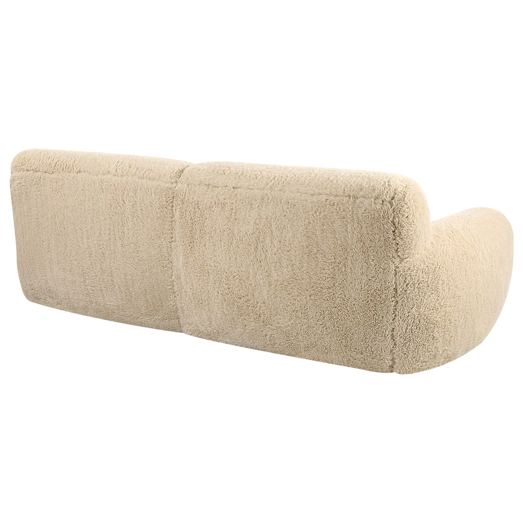 Abide Rounded Sheepskin Sofa - Bombay Mercantile