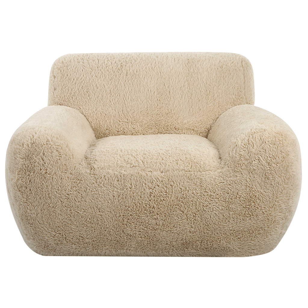 Abide Sheepskin Accent Chair - Bombay Mercantile