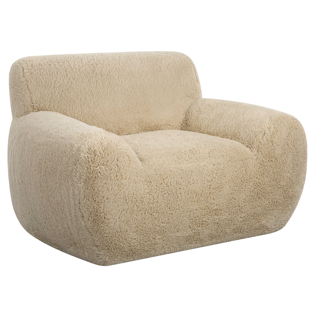 Abide Sheepskin Accent Chair - Bombay Mercantile