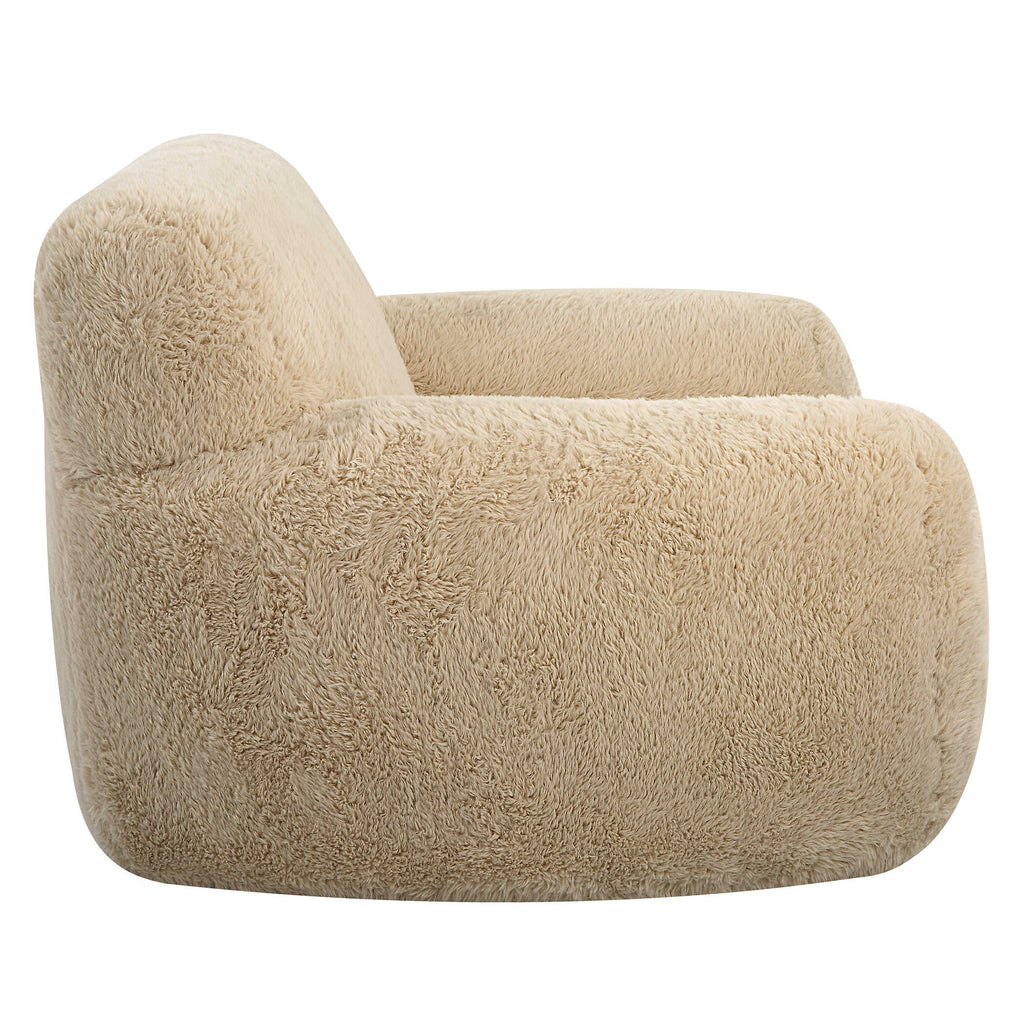 Abide Sheepskin Accent Chair - Bombay Mercantile