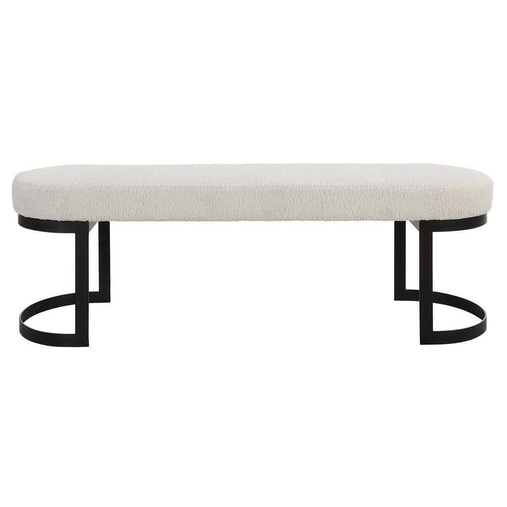 Infinity Black Bench - Bombay Mercantile
