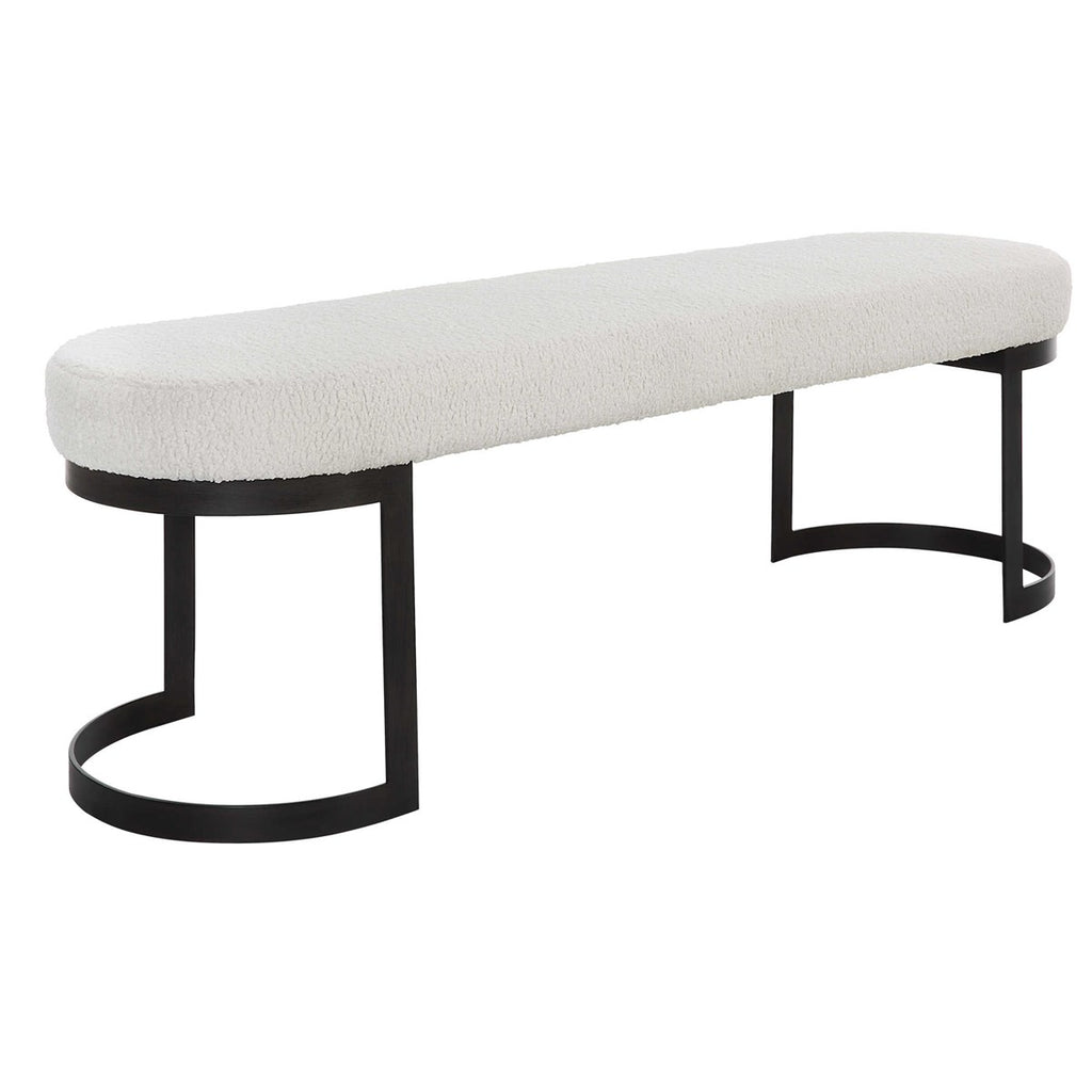 Infinity Black Bench - Bombay Mercantile