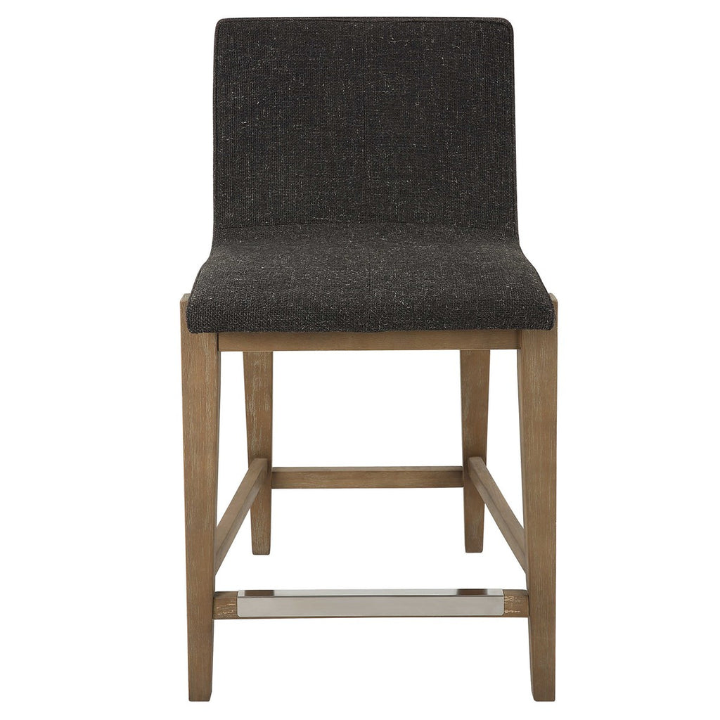 Klemens Chocolate Counter Stool - Bombay Mercantile