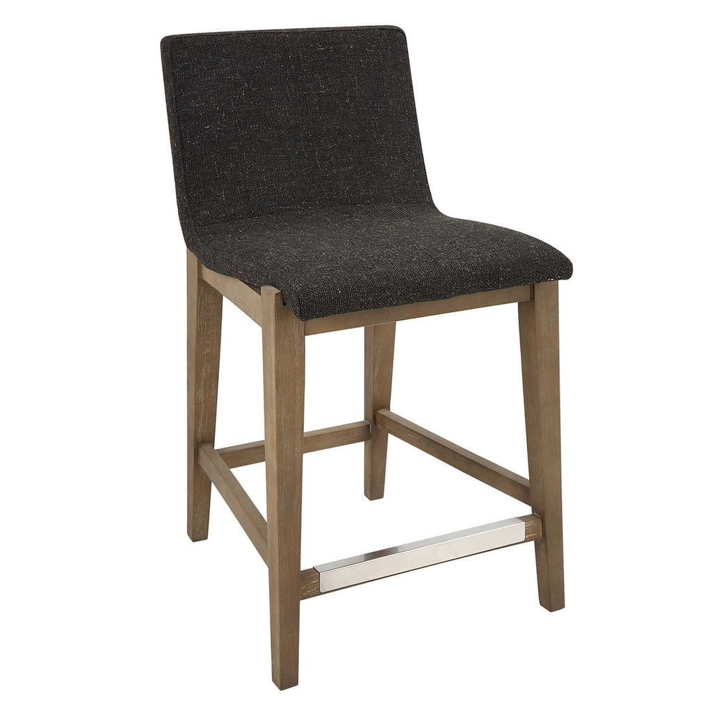 Klemens Chocolate Counter Stool - Bombay Mercantile