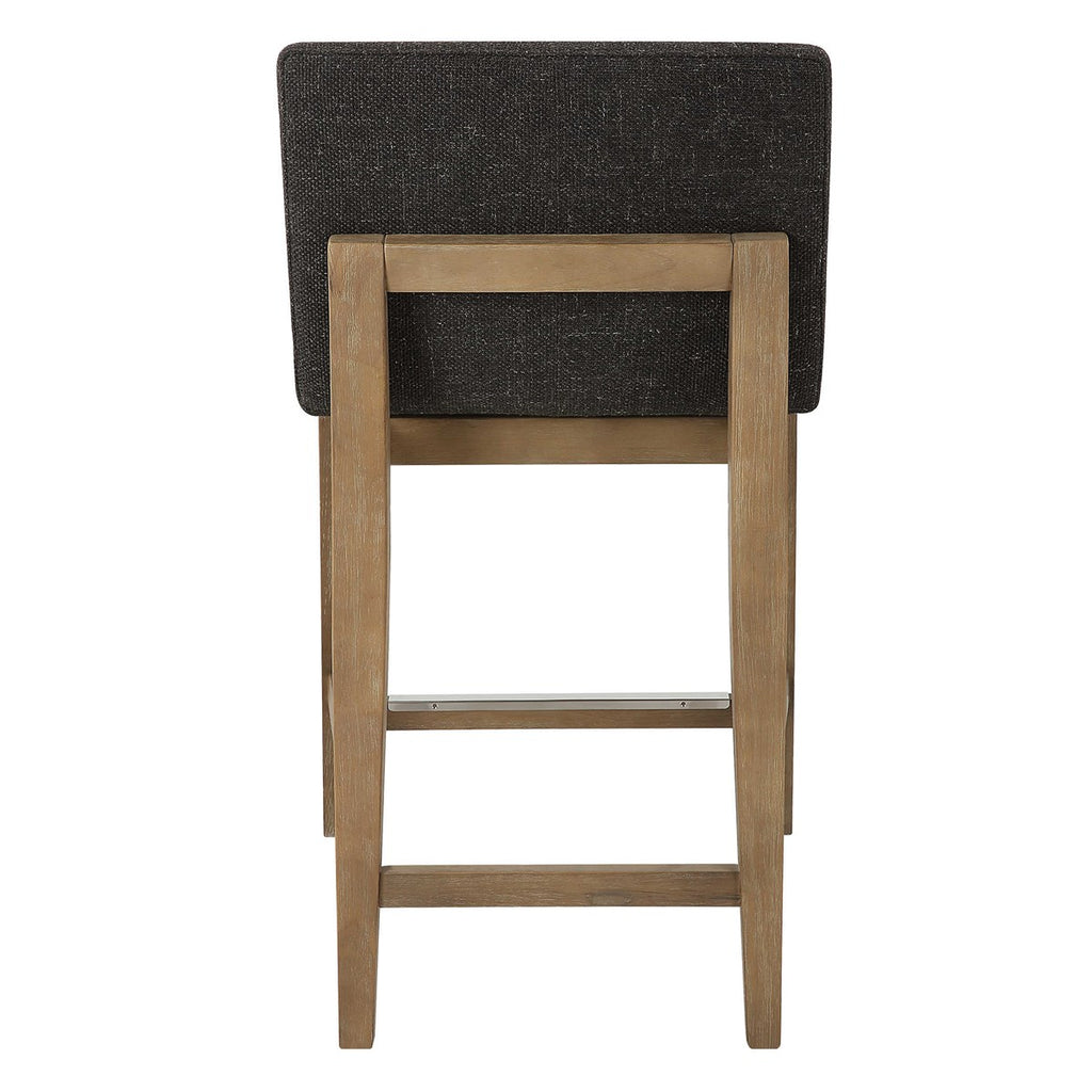 Klemens Chocolate Counter Stool - Bombay Mercantile