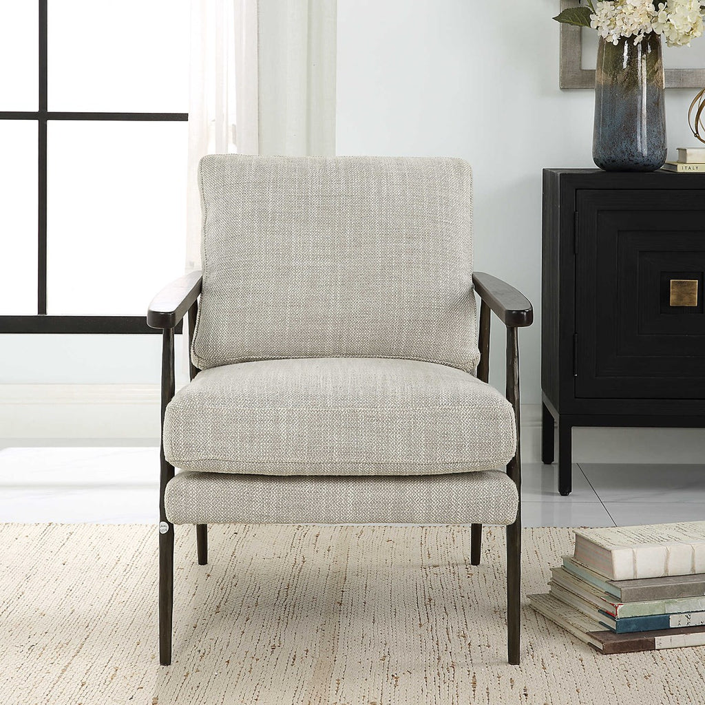 Sebastian Cast Iron Accent Chair - Bombay Mercantile