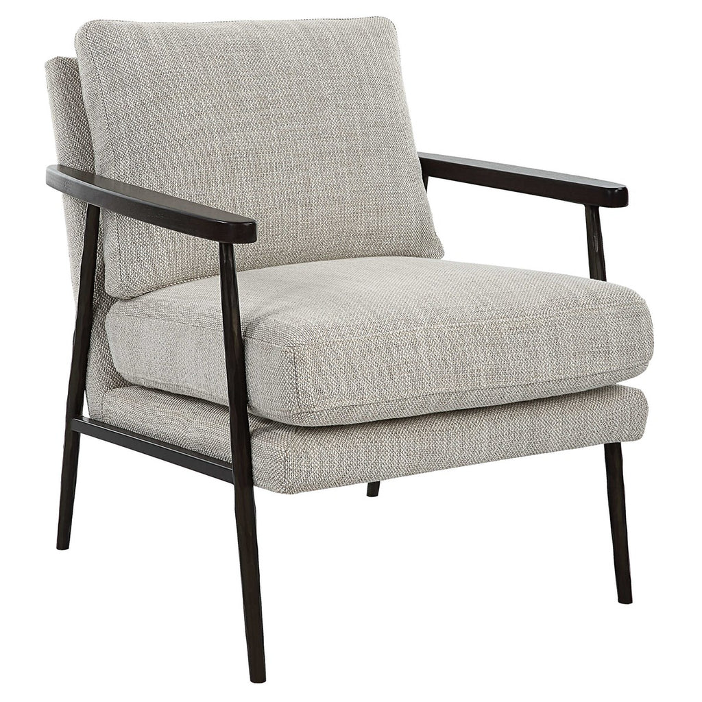 Sebastian Cast Iron Accent Chair - Bombay Mercantile