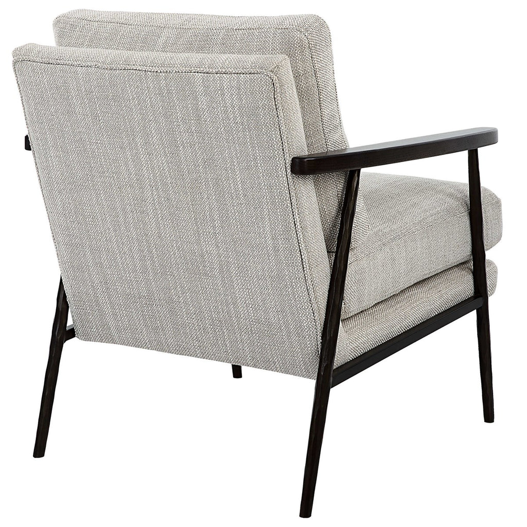 Sebastian Cast Iron Accent Chair - Bombay Mercantile