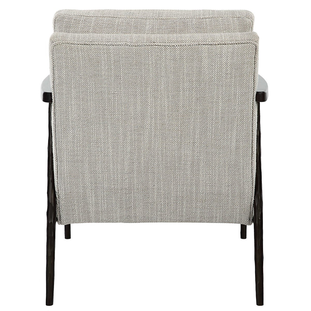 Sebastian Cast Iron Accent Chair - Bombay Mercantile
