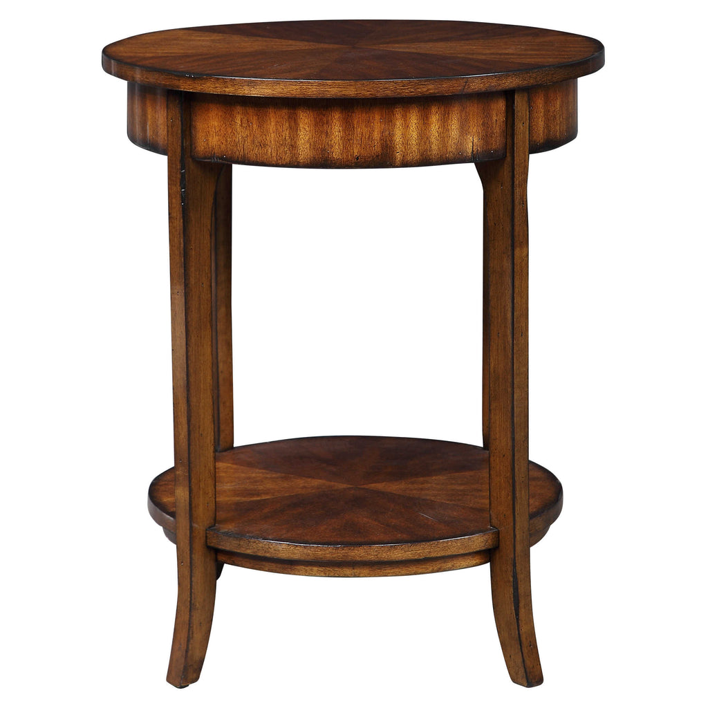 Carmel Round Lamp Table - Bombay Mercantile
