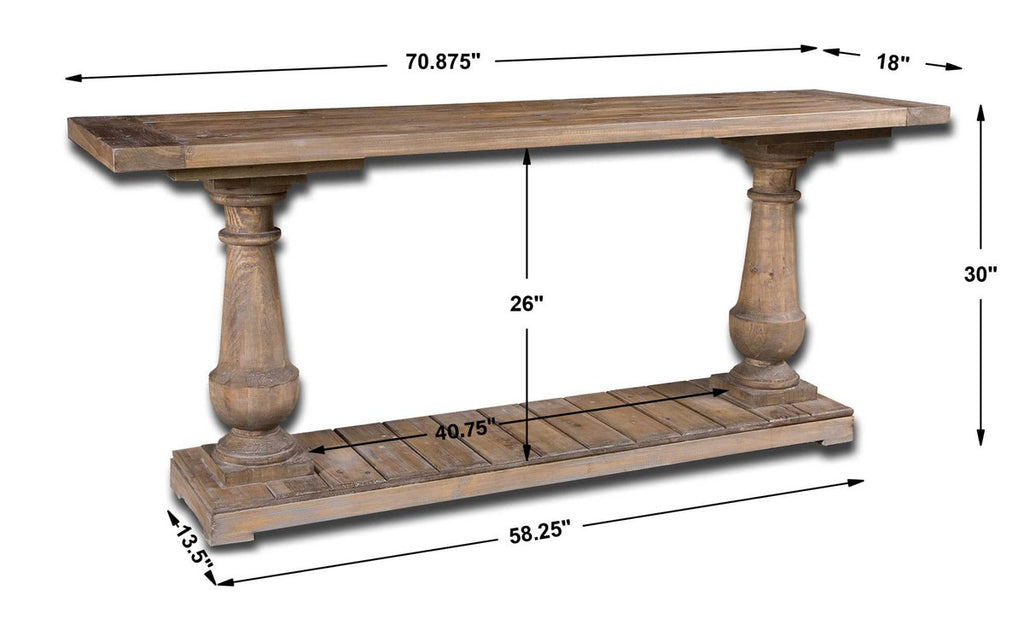 Stratford Rustic Console - Bombay Mercantile