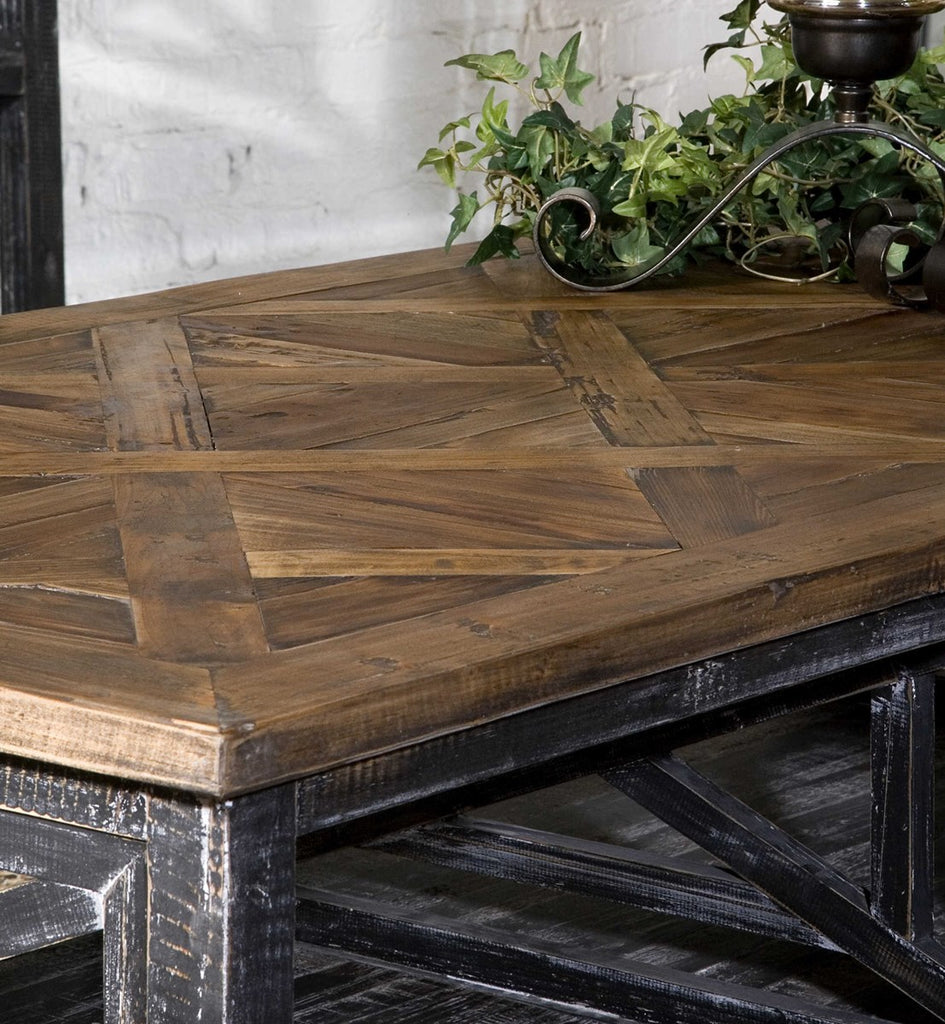 Spiro Reclaimed Wood Cocktail Table - Bombay Mercantile