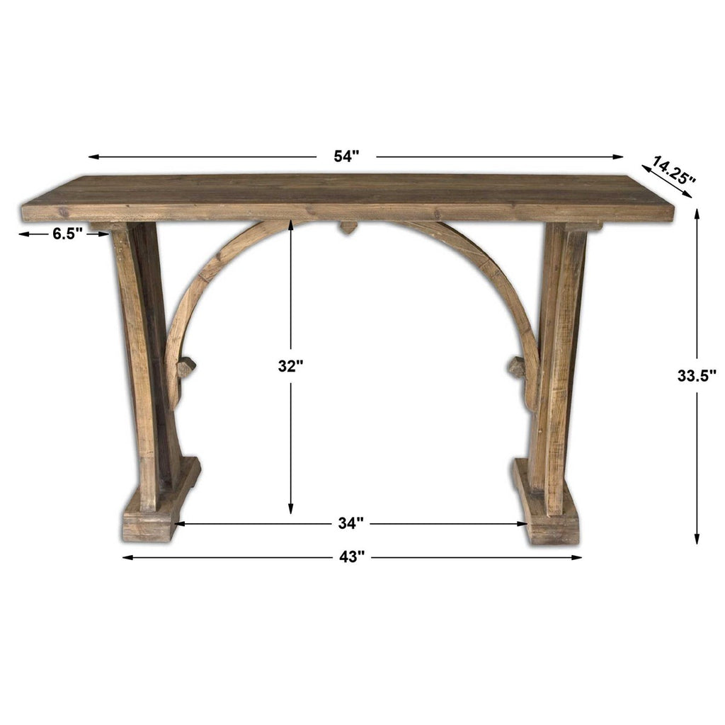Genessis Reclaimed Wood Console Table - Bombay Mercantile